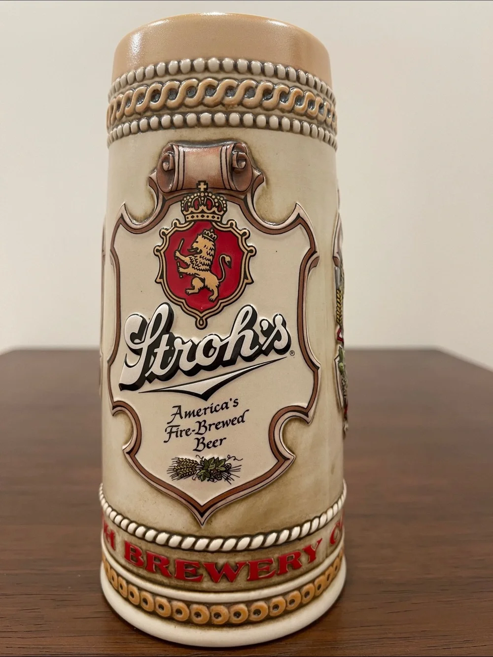 Vintage 1985 Stroh’s Heritage Series II Beer Stein